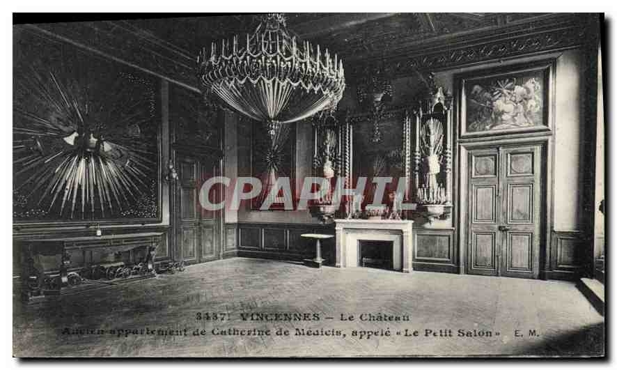 CPA Vincennes Le Chateau Ancien appartement de Catherine de Mesicis appele Le Petit Salon