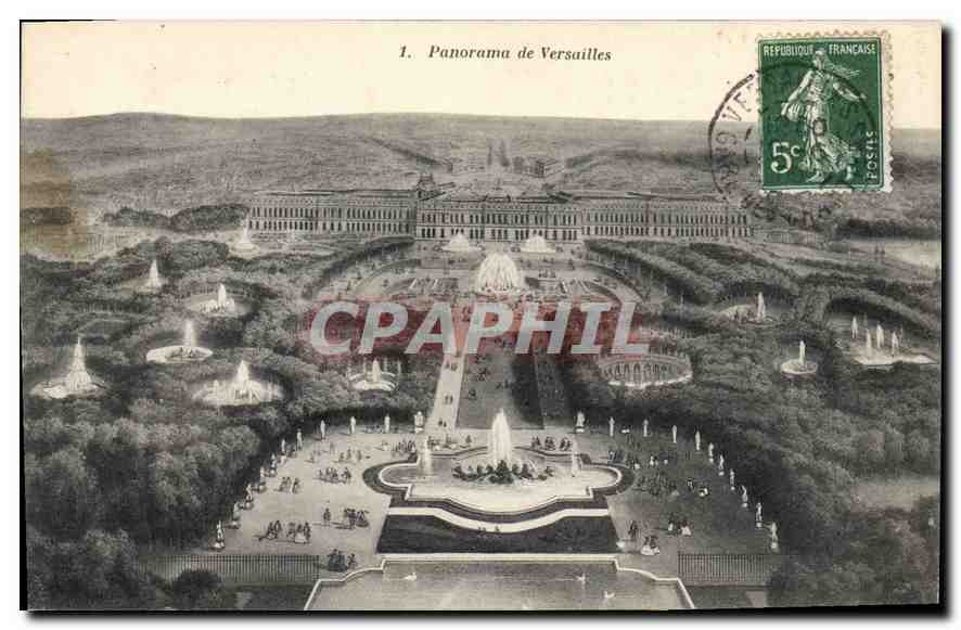 CPA Panorama de Versailles 