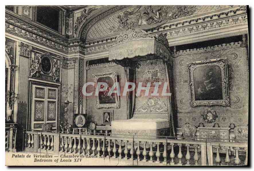 CPA Palais de Versailles Chambre de Louis XI 