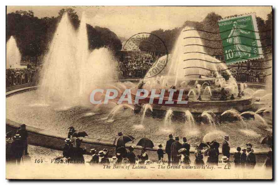 CPA Versailles Le Bassin de Latone 