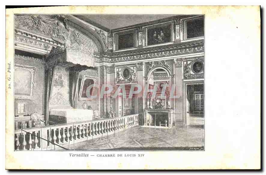 CPA Versailles Chambre de Louis XIV 