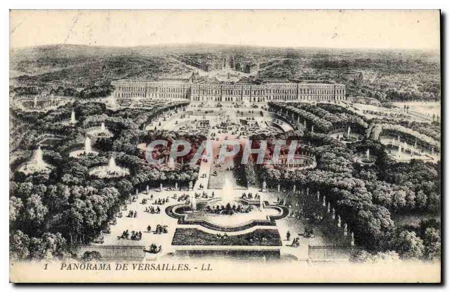 CPA Panorama de Versailles 