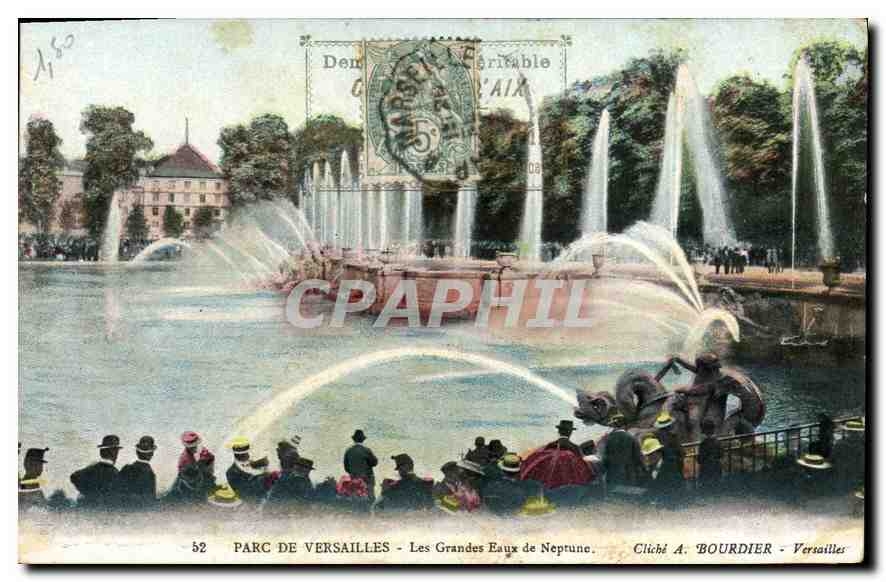 CPA Parc de Versailles Les Grandes Eaux de Neptune 
