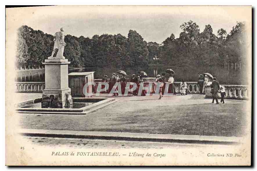CPA Palais de Fontainebleau L'Etang des Carpes