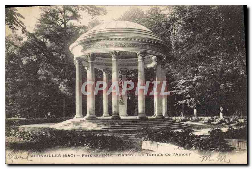 CPA Versailles S O Parc du Petit Trianon Le Temple de l'Amour 