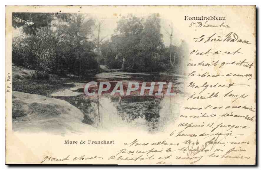 CPA Fontainebleau Mare de Franchart