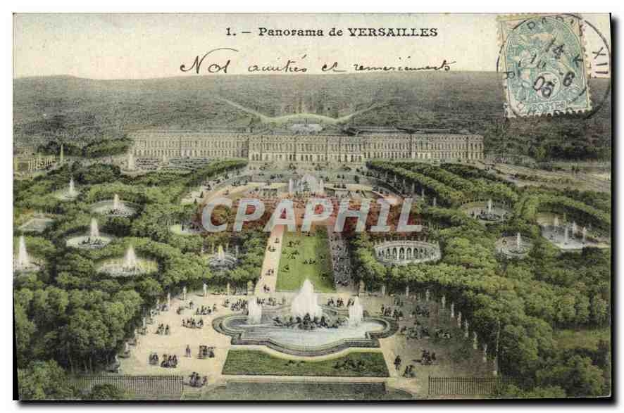 CPA Panorama de Versailles 
