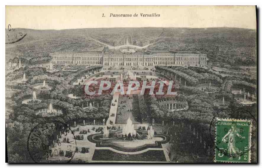 CPA Panorama de Versailles