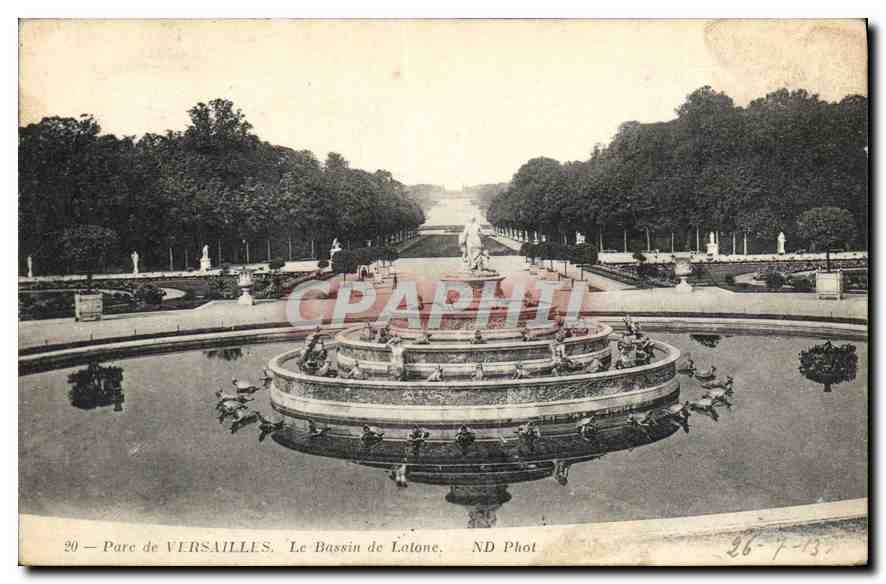CPA Parc de Versailles Le Bassin de Latone 