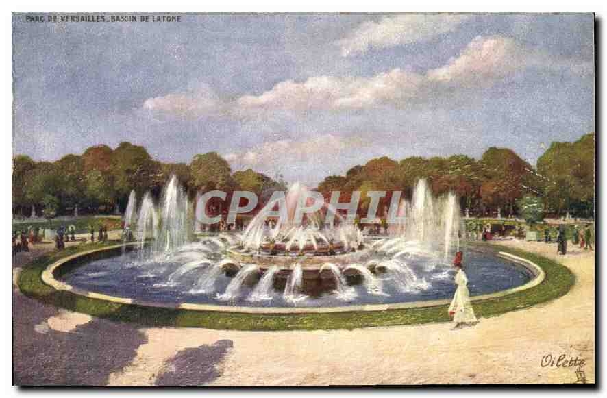 CPA Parc de Versailles Bassin de Latone