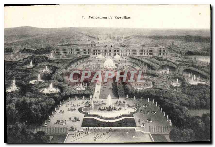 CPA Panorama de Versailles 