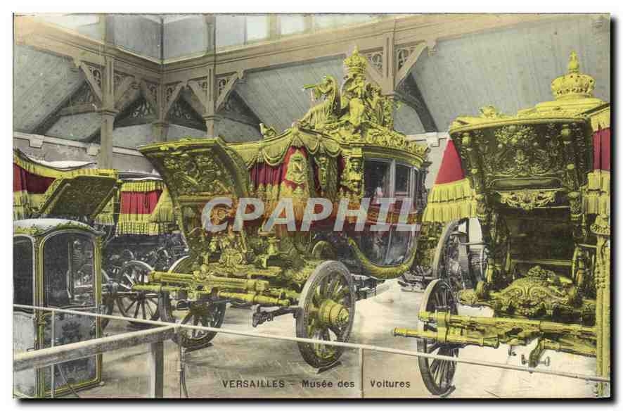 CPA Versailles Musee des Voltures 