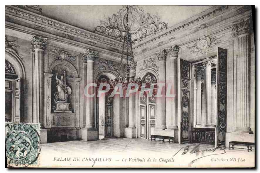 CPA Palais de Versailles Le Vestibule de la Chapelle 