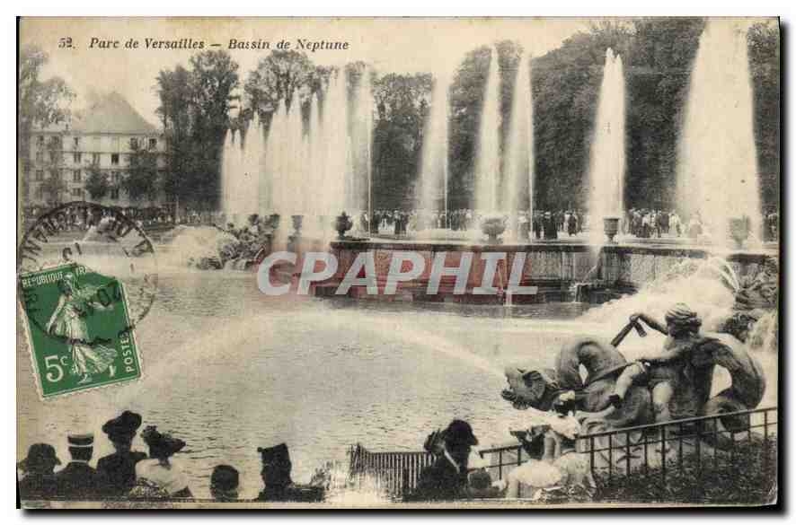 CPA Parc de Versailles Bassin de Neptune 