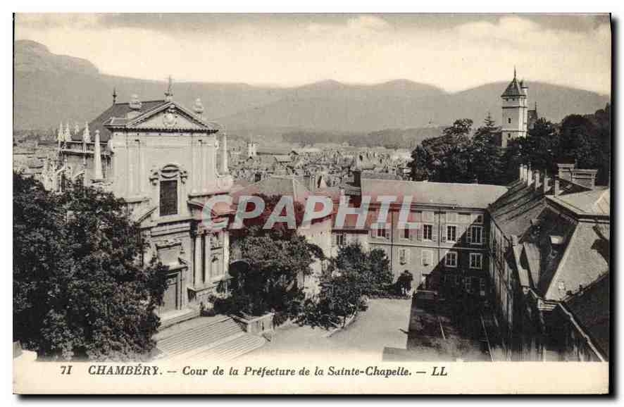 CPA Chambery Cour de la Sainte Chapelle