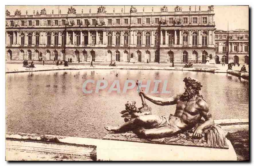 CPA Chateau de Versailles Facade sur le Parc 