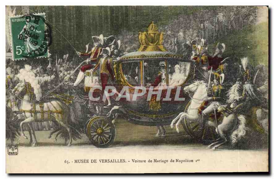 CPA Musee de Versailles Voiture de Marriage de Napoleon 1er