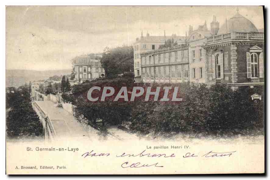 CPA St Germain en Laye Le Pavilion Henri IV