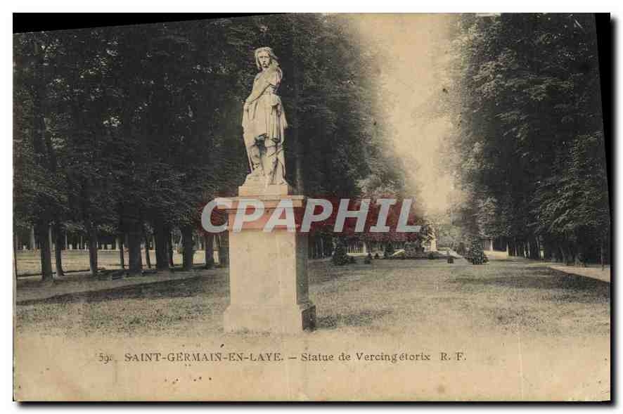 CPA Saint Germain en Laye Statue de Vercingetorix