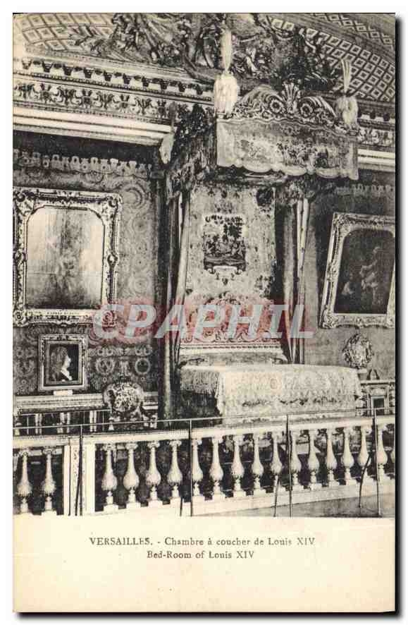 CPA Versailles Chambre a coucher de Louis XIV 