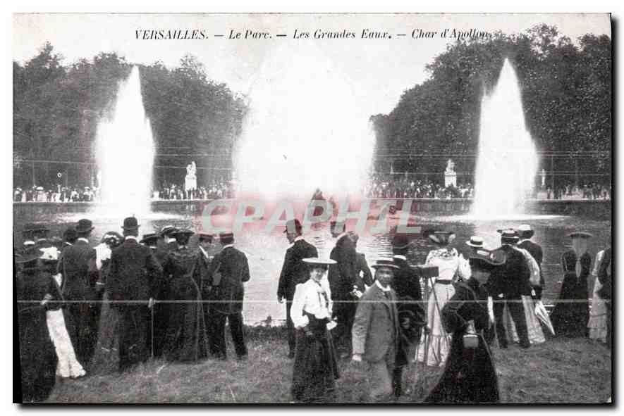 CPA Versailles Le Parc Les Grandes Eaux Char d'Apollon 