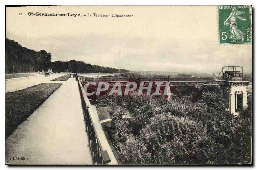 CPA Saint Germain en Laye La Terrasse L'Ascenseur