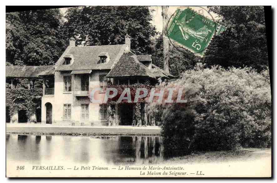 CPA Versailles Le Petit Trianon Le Hameau de Marie Antoinette La Maison du Seigneur 