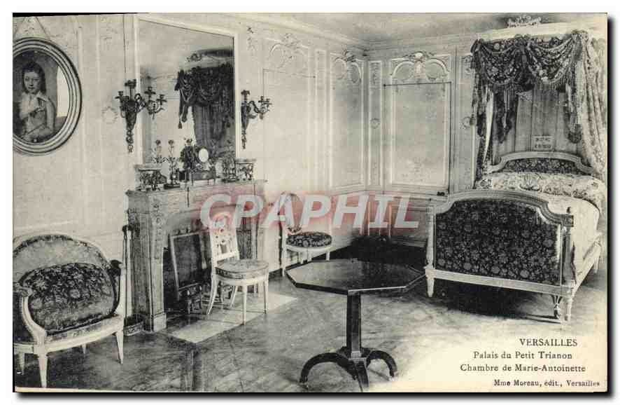 CPA Versailles Palais du Petit Trianon Chambre de Marie Antoinette 