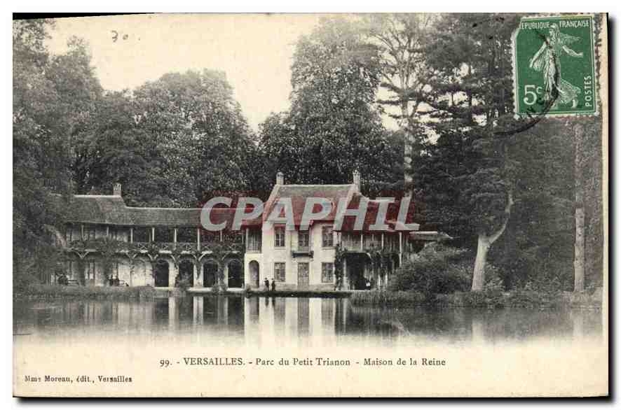 CPA Versailles Parc du Petit Trianon Maison de la Reine 