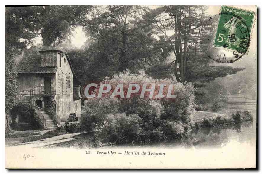 CPA Versailles Moulin de Trianon 