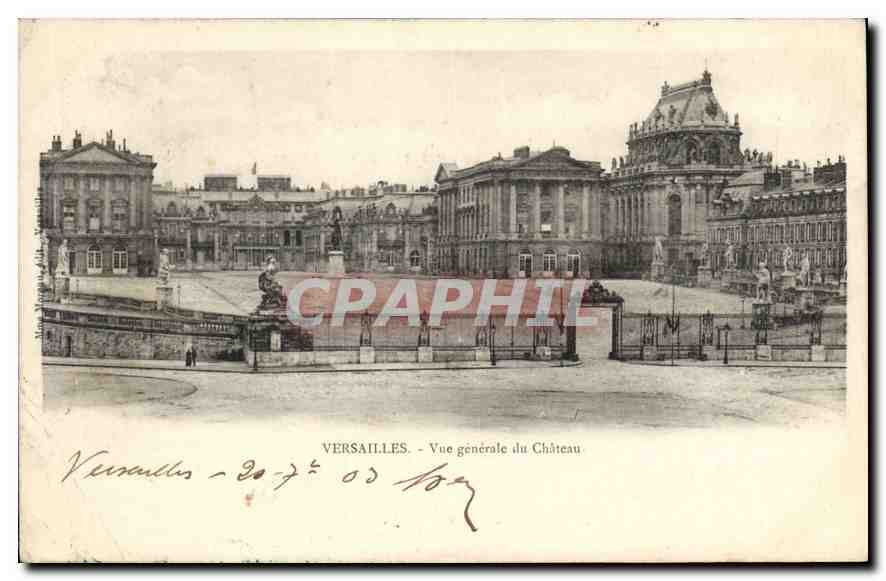 CPA Versailles Vue generale du Chateau 
