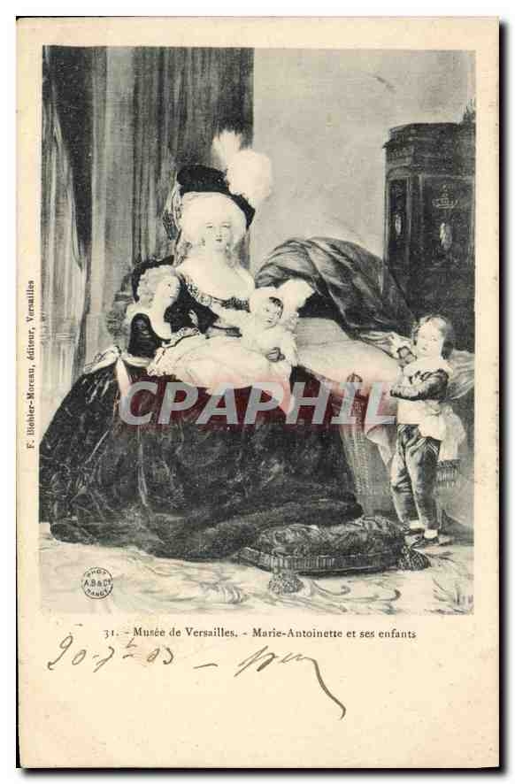 CPA Musee de Versailles Marie Antoinette et ses enfants 