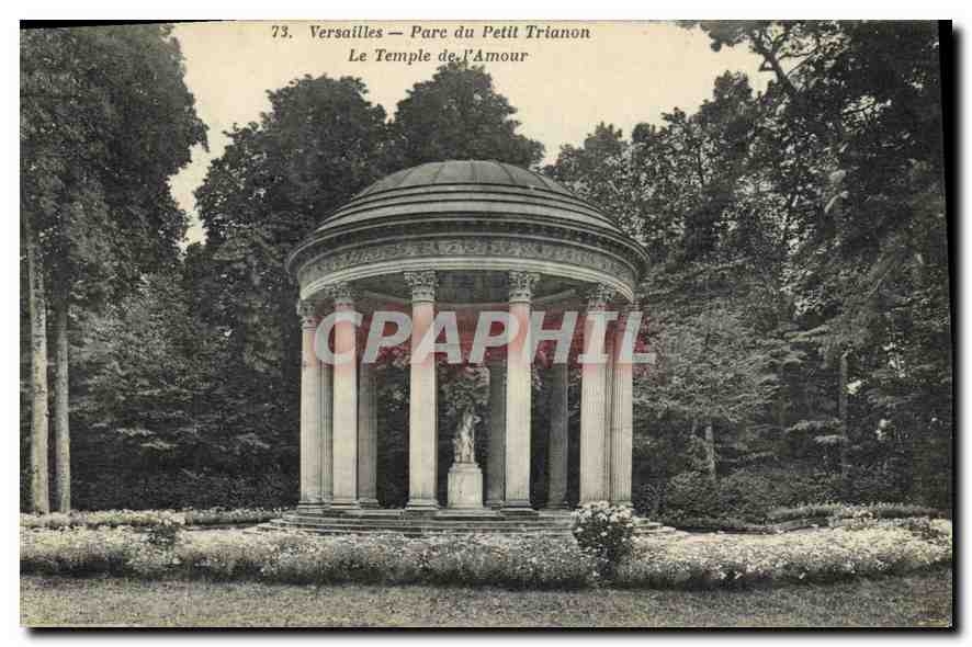 CPA Versailles Parc du Petit Trianon Le Temple de l'Amour 