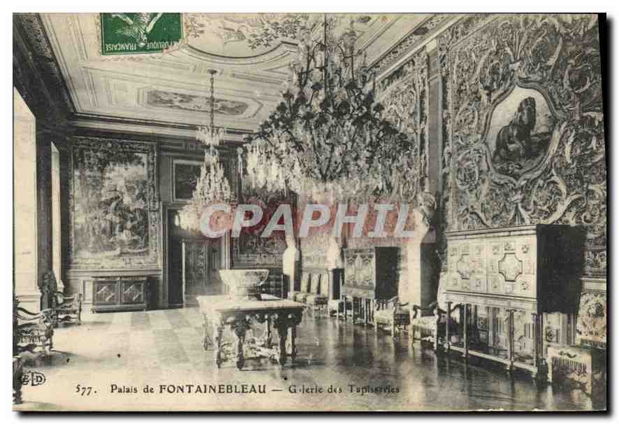CPA Palais de Fontainebleau Galerie