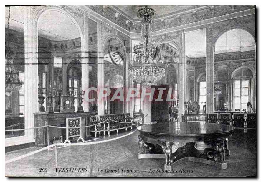 CPA Versailles Le Grand Trianon Le Salon des Glaces 