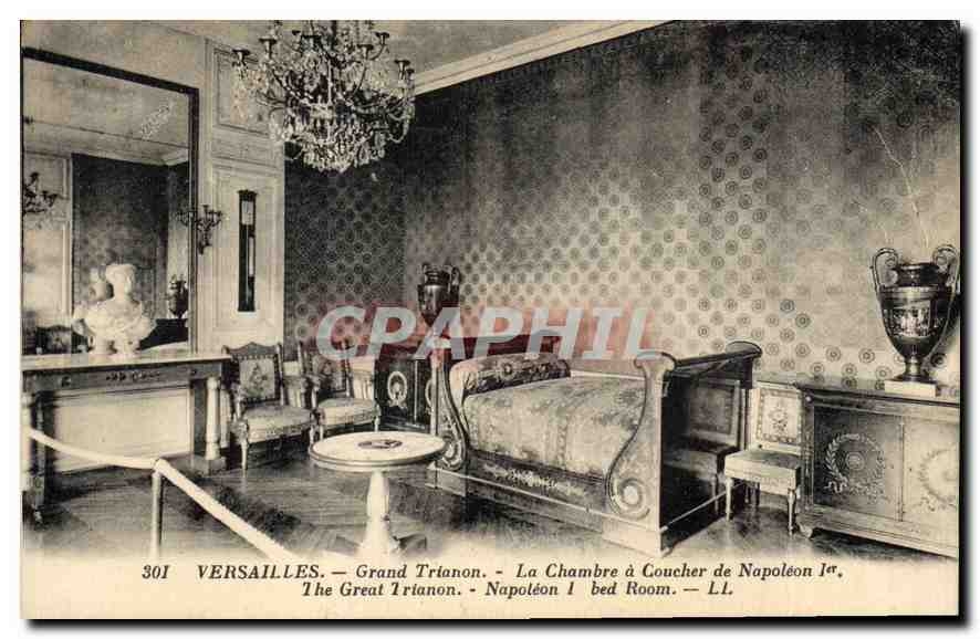 CPA Versailles Grand Trianon La Chambre a Coucher de Napoleon 1er