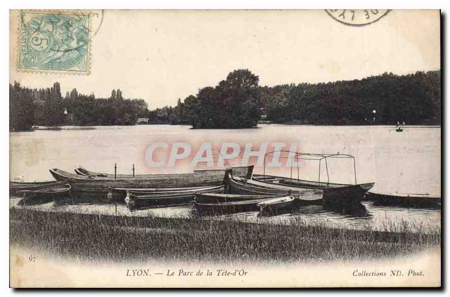 CPA Lyon Le Parc de la Tete d'Or 
