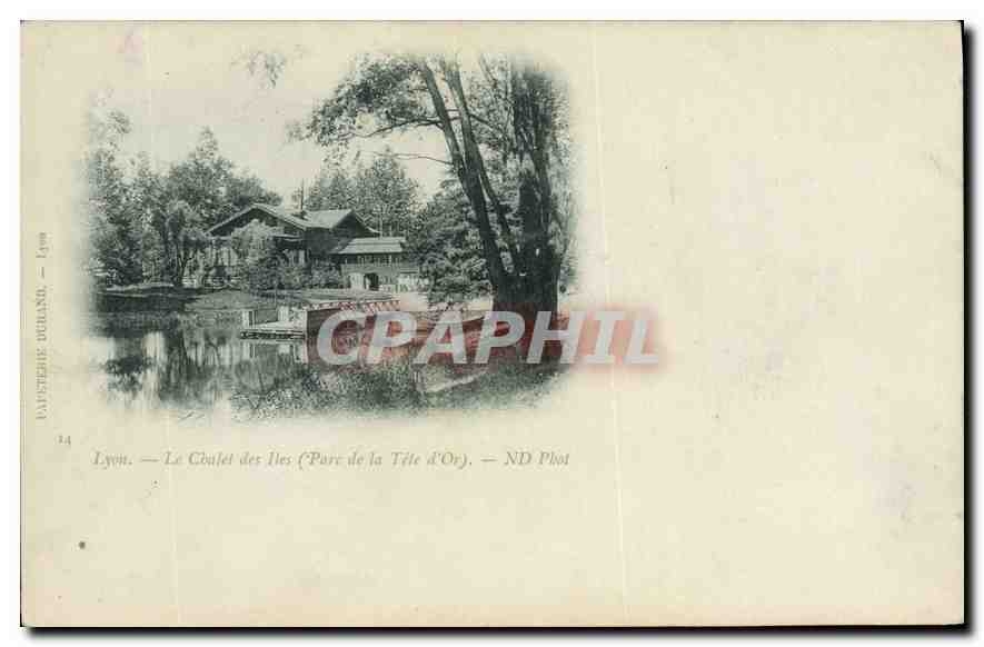 CPA Lyon Le Chalet des Iles Parc de la Tete d'Or 