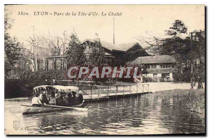 CPA Lyon Parc de la Tete d'Or Le Chalet 