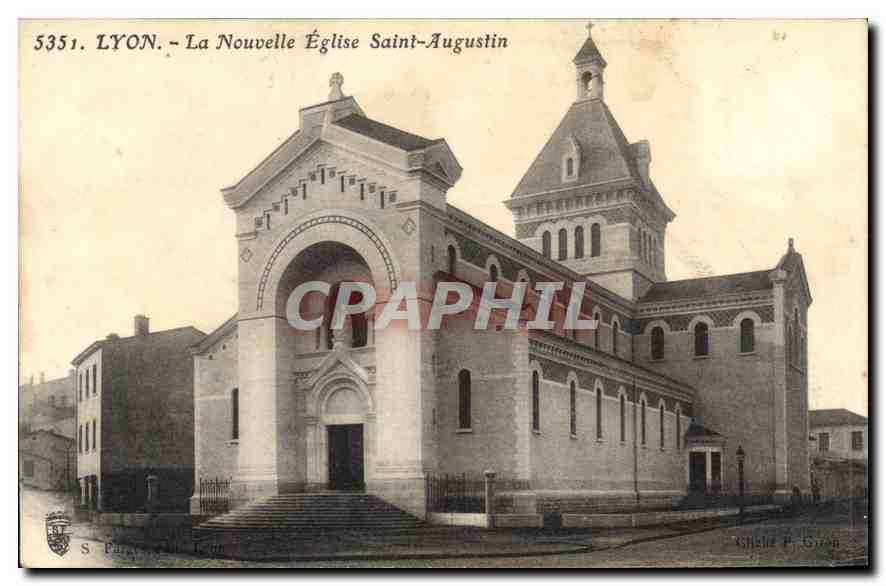 CPA Lyon La Nouvelle Eglise Saint Augustin 