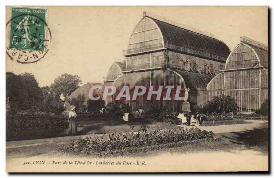 CPA Lyon Parc de la Tete d'Or Les Serves du Parc 