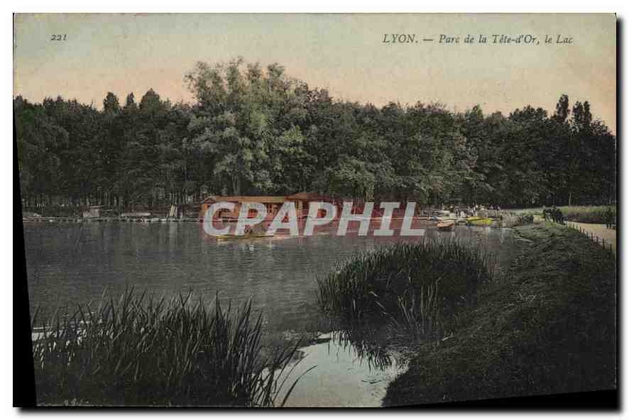 CPA Lyon Parc de la Tete d'Or Le Lac 
