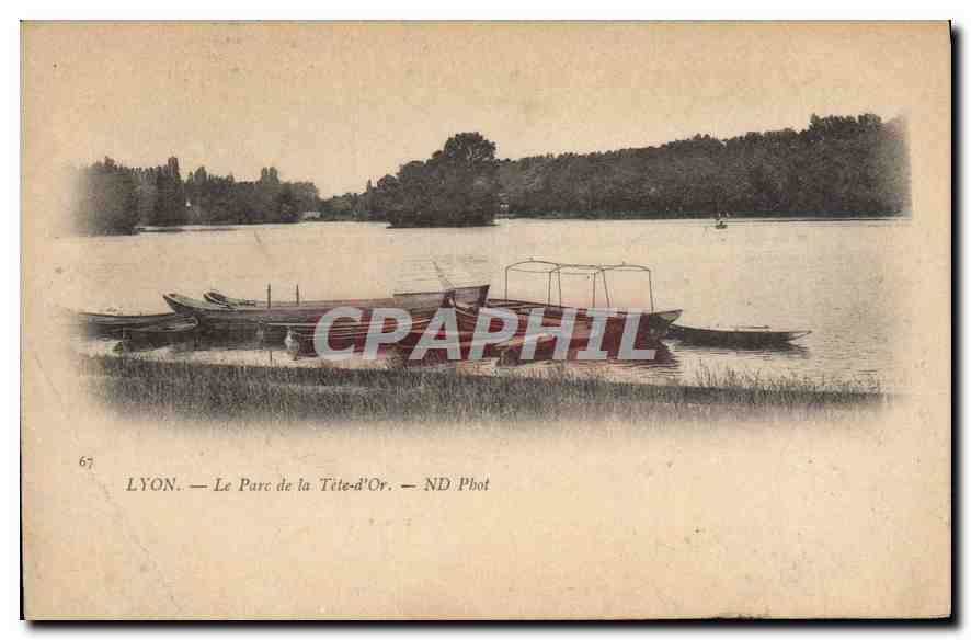 CPA Lyon Le Parc de la Tete d'Or 