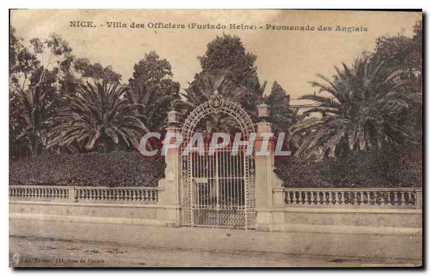 CPA Nice Villa des Officiera Furtado heine Promenade des Anglais