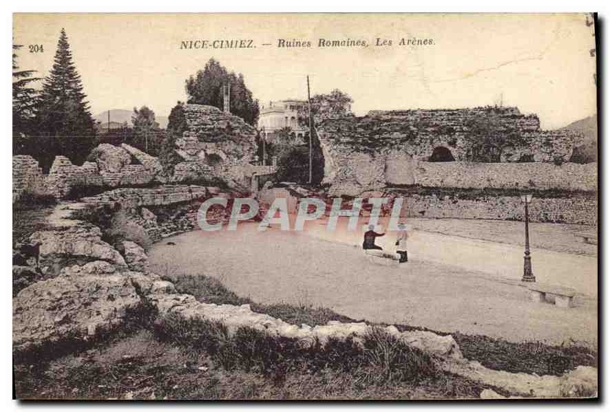CPA Nice Cimiez Ruines Romaines Les Arenes