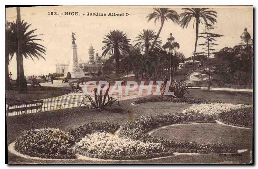 CPA Nice Jardins Albert 