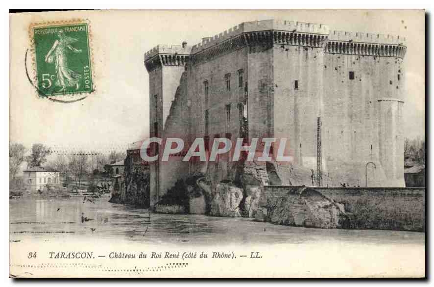 CPA Tarascon Chateau dit du Roi Rene Cote du Rhone