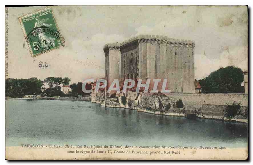 CPA Tarascon Chateau dit du Roi Rene Cote du Rhone