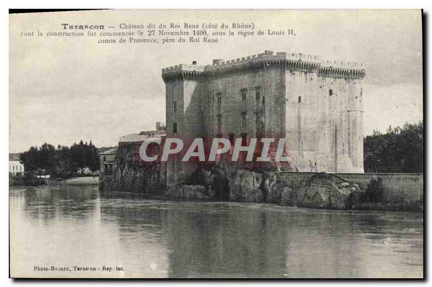 CPA Tarascon Chateau dit du Roi Rene cote du rhone