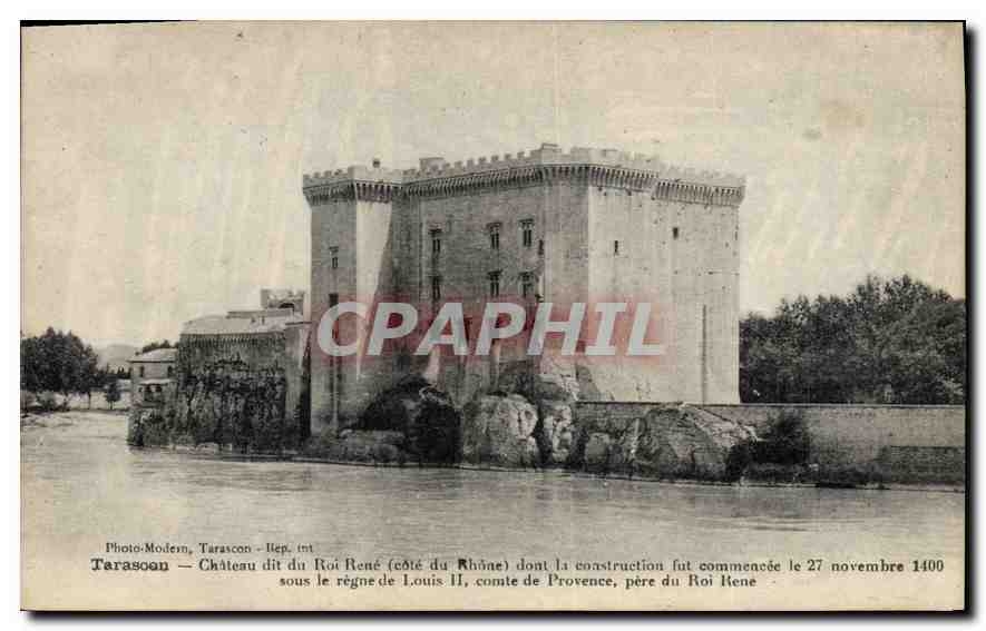 CPA Tarascon Chateau dit du Roi Rene Cote du Rhone